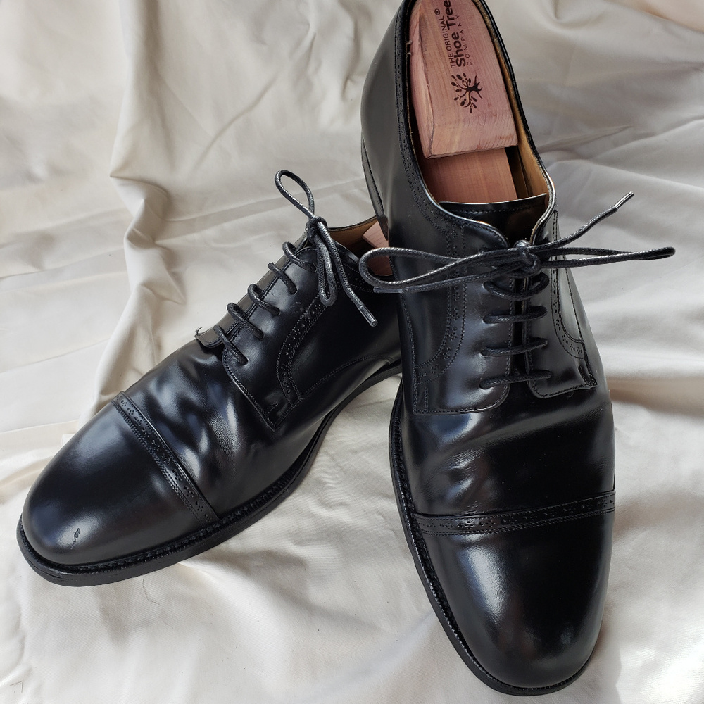 Church's Custom Grade Black Leather Cap Toe